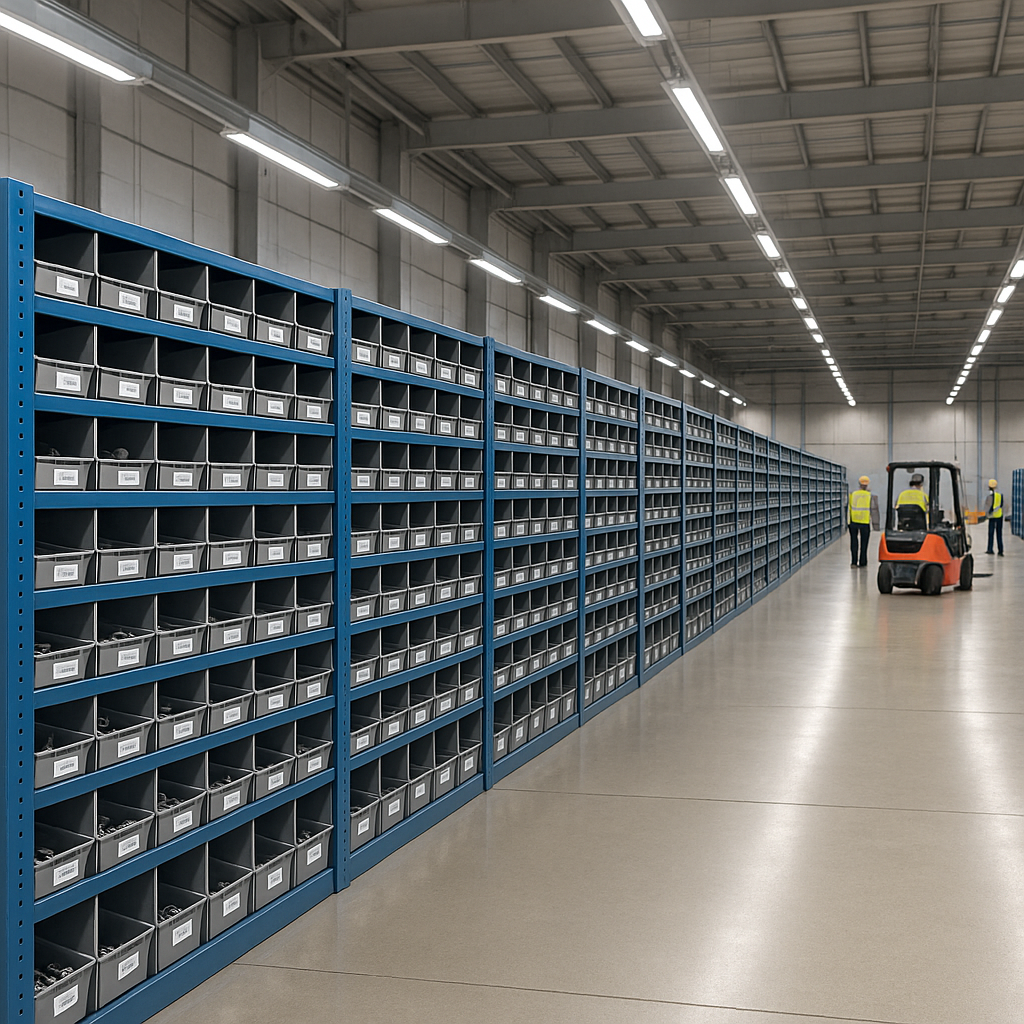 Warehousing Pigeon hole racks