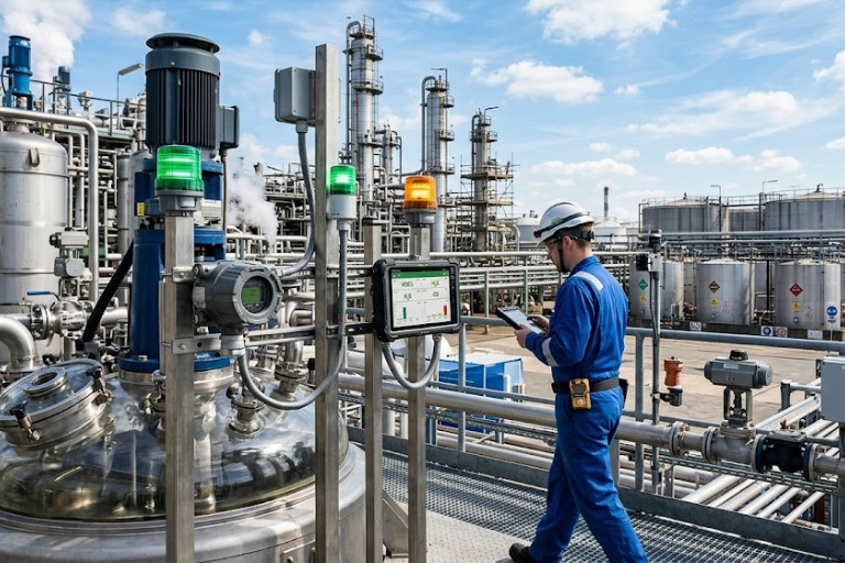 Chemical Industry Worker Safety Monitoring Solutions - Hazardous Area IoT Sensor Monitoring