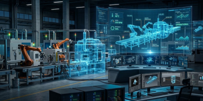 Industrial Digital Twin Development - Virtual Machine Asset Model IIoT Connected Pune India