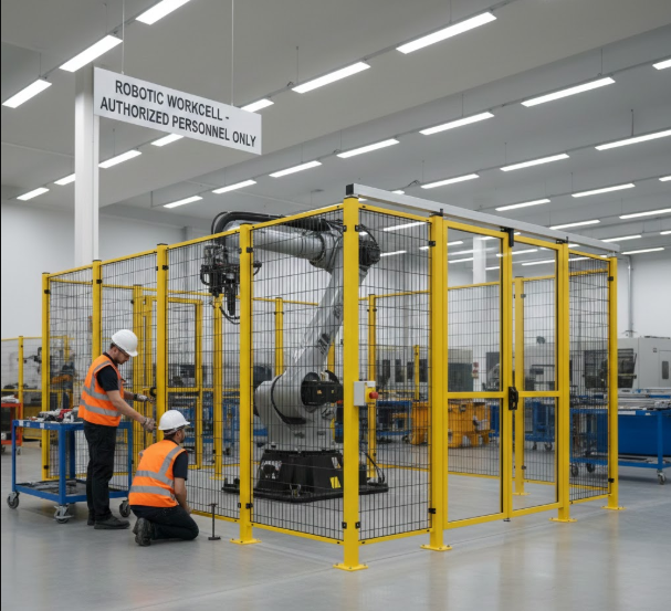 Robotic Cell Safety Fencing Manufacturer in Pune