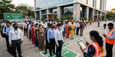 Digital Mustering Emergency Evacuation System Industrial India